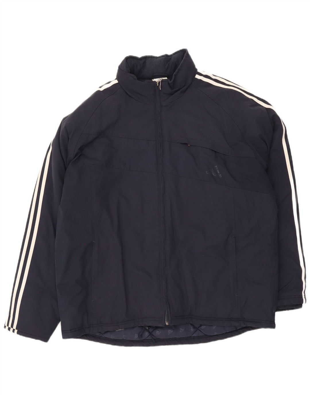 Adidas muška podstavljena jakna UK 42 XL tamnoplavi poliester
