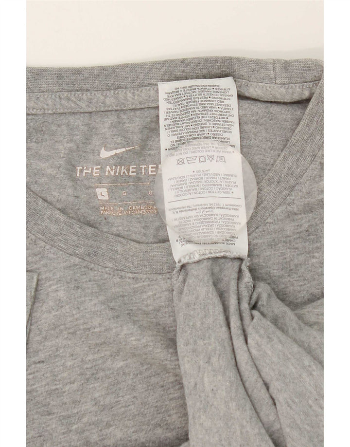 Nike Muška majica kratkih rukava Large Grey Cotton