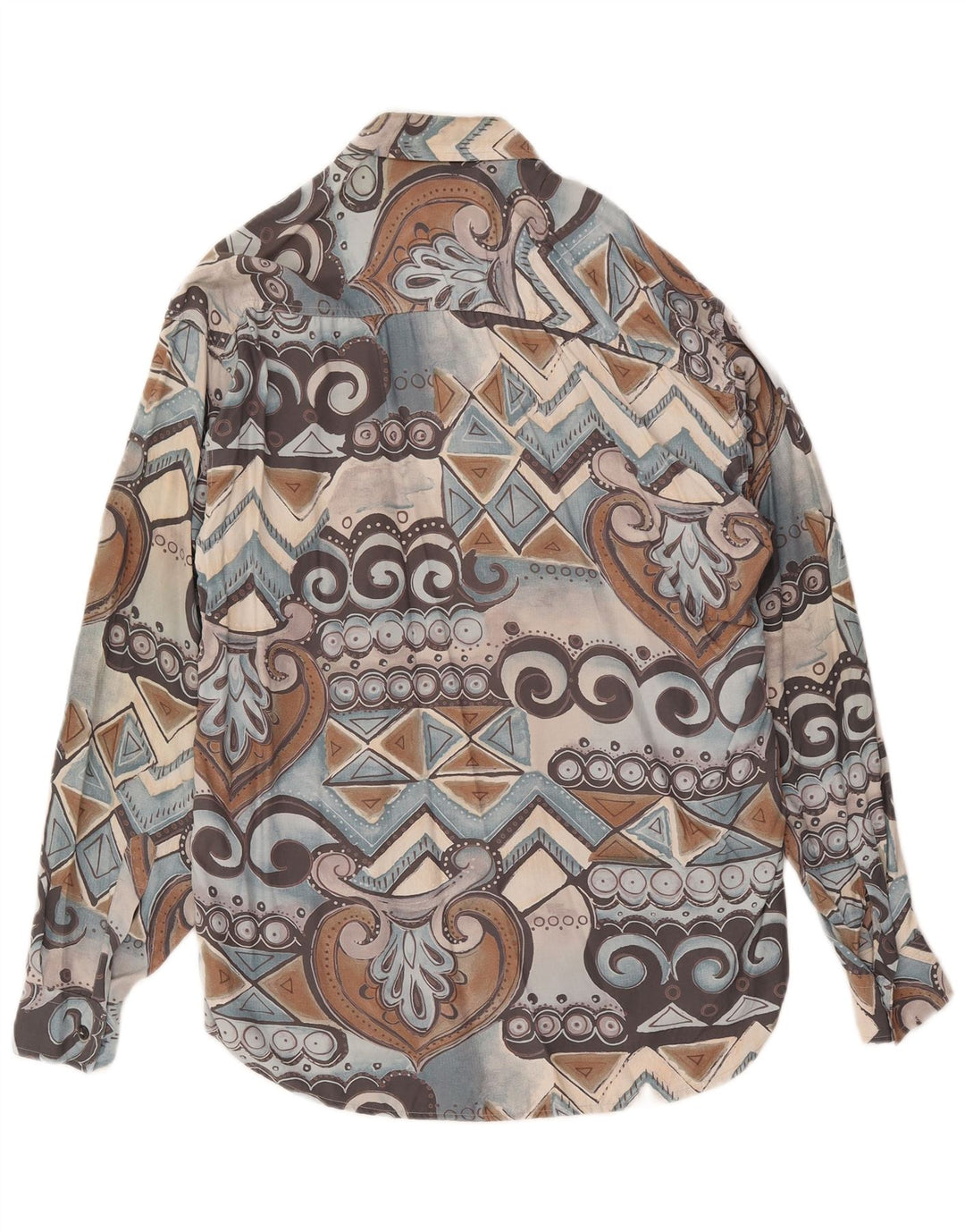 Vintage muška košulja srednje raznobojne geometrije