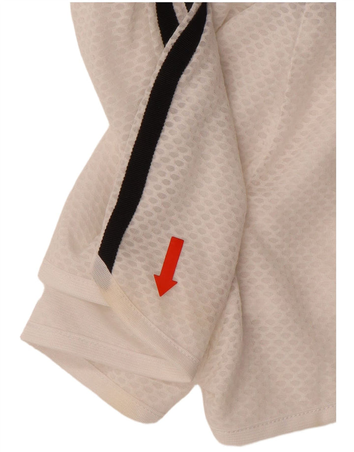 ADIDAS Ženske sportske kratke hlače UK 8 Mali bijeli poliester