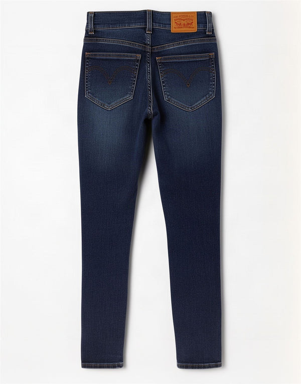 Levi's ženske retro uske traperice visokog struka W27 L28 plavi pamuk