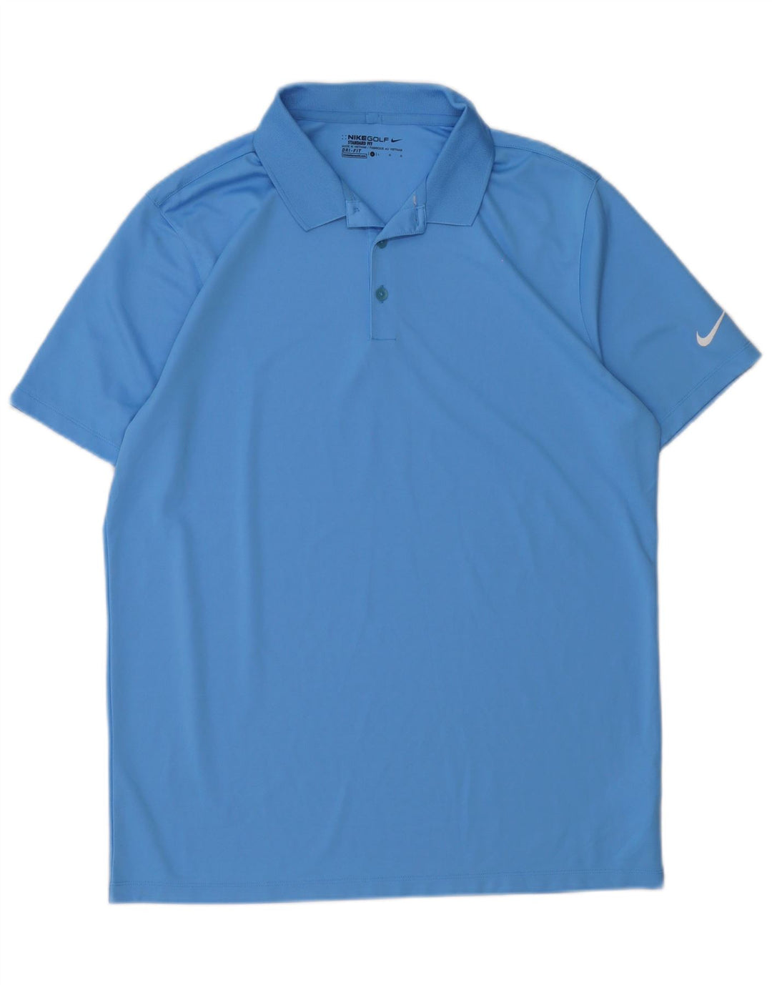 Nike muška Dri Fit standardna polo majica velika plava poliesterska