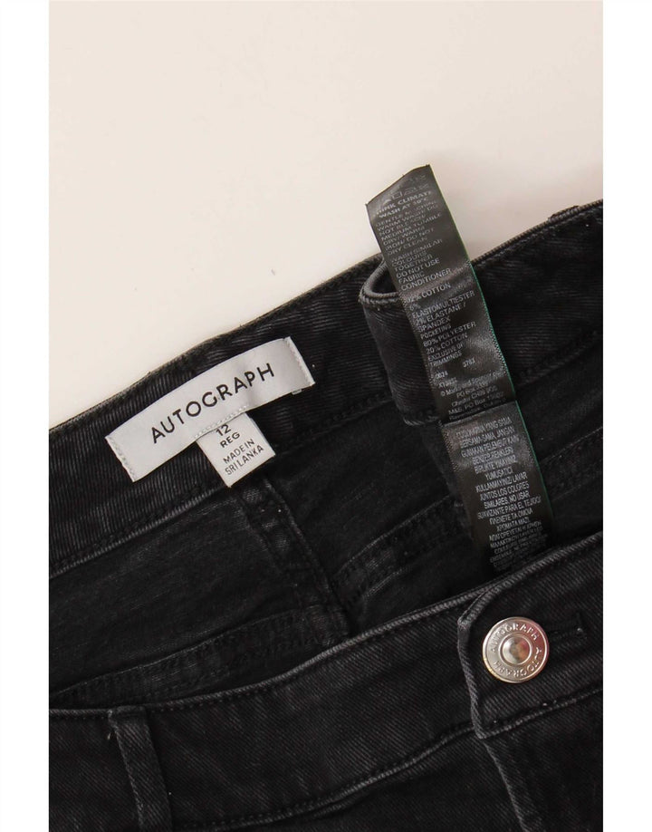 Ženske sužene traperice Marks & Spencer Autograph UK 12 srednje W32 L29 sive