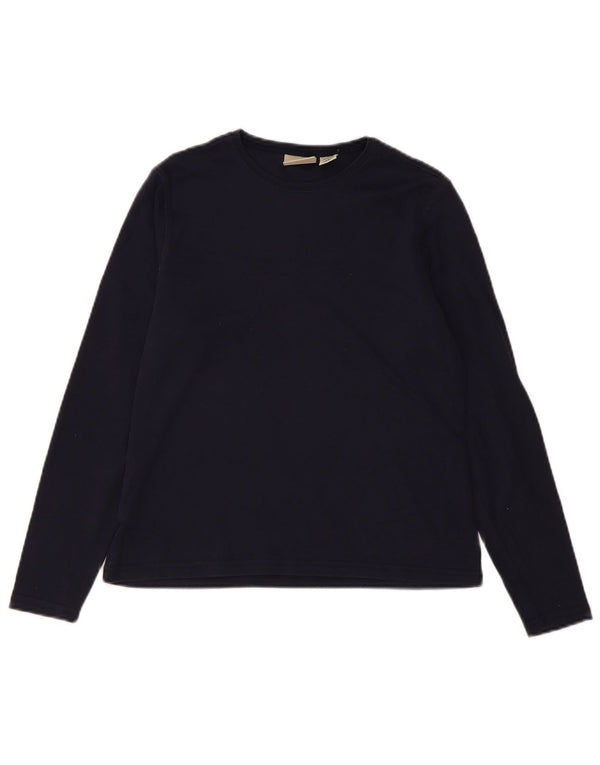 L.L.BEAN Ženska majica dugih rukava UK 10 Mala tamnoplava pamuk