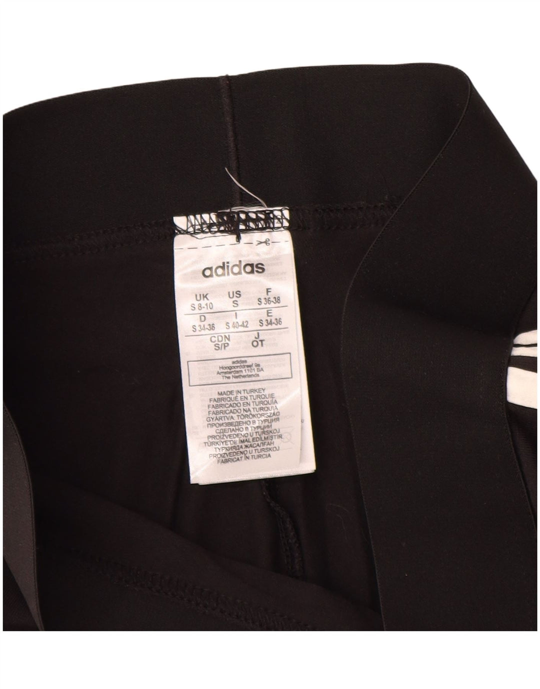 ADIDAS ženske tajice UK 8/10 male crne pamučne