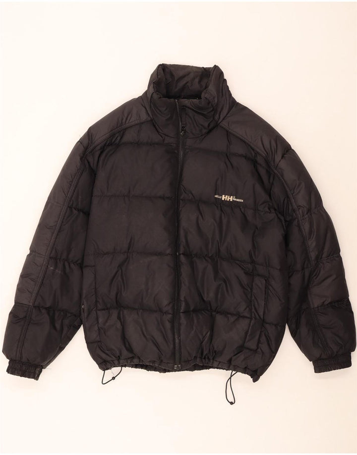 HELLY HANSEN Muška podstavljena jakna UK 40 Veliki crni najlon