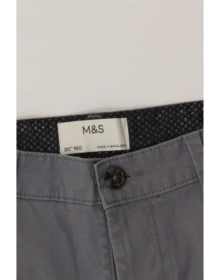 Marks & Spencer muške chino kratke hlače srednje veličine W30, sivi pamuk