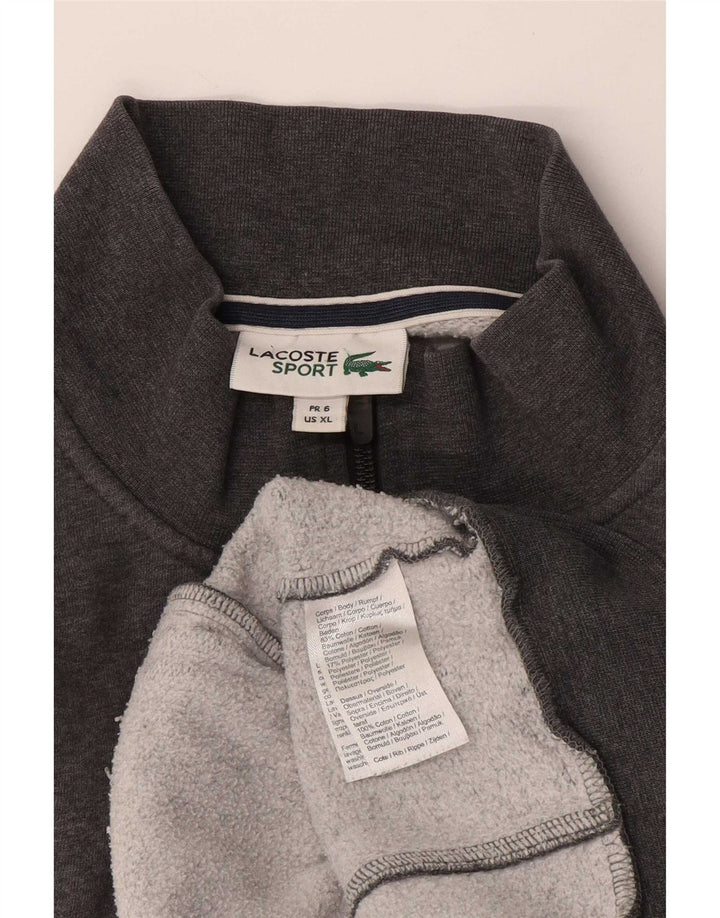 Lacoste muška trenirka, gornja jakna, veličina 6 XL, sivi pamuk
