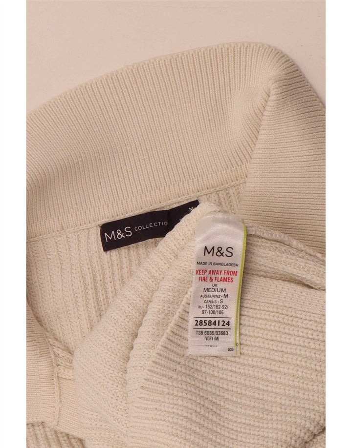 Marks & Spencer ženske prevelike UK 14 srednje bijele boje pamuka