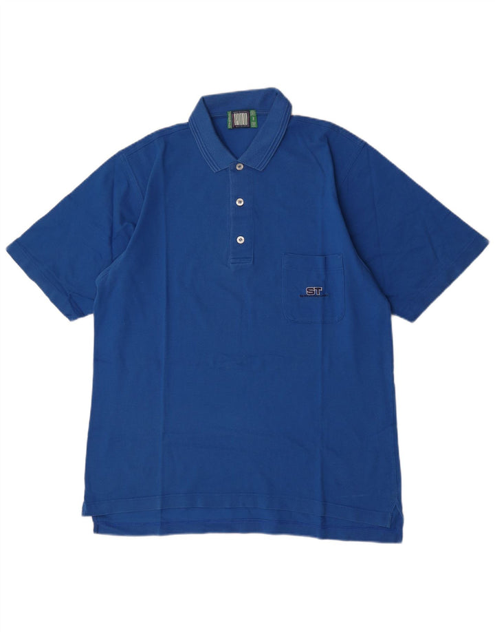 Sergio Tacchini muška polo majica IT 50 Large Blue Cotton
