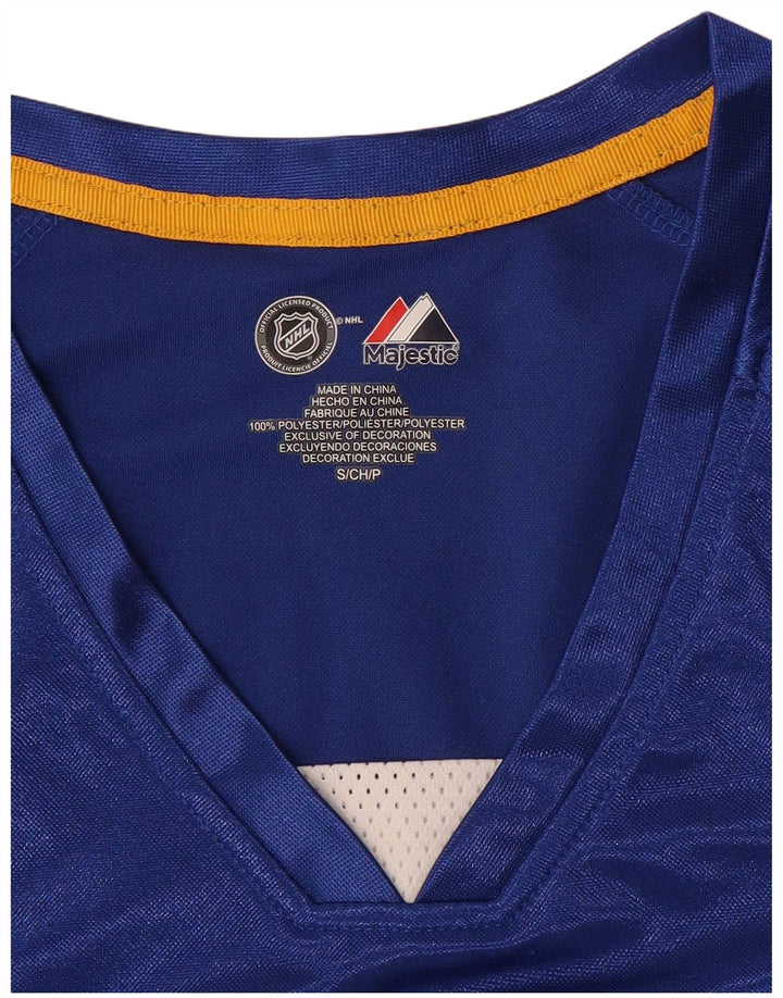 MAJESTIC Ženska St. Louis Blues majica kratkih rukava UK 10 Small Blue