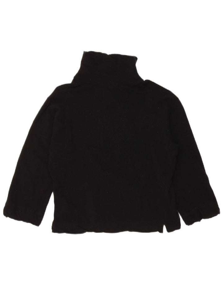 PINKO Ženski kratki pulover s 3/4 rukavima s kornjačinim izrezom UK 14 Srednje crna