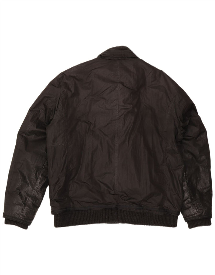 Muška bomber jakna s kapuljačom Milestone UK 44 2XL crni poliester