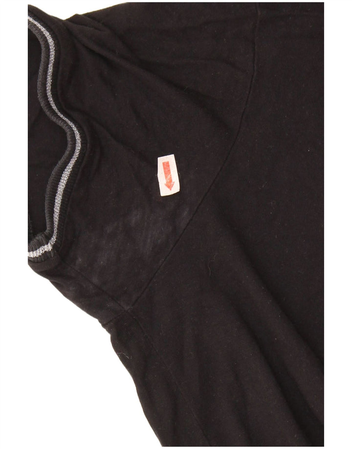 GUESS Ženska prevelika majica s kratkim rukavima UK 6 XS crna