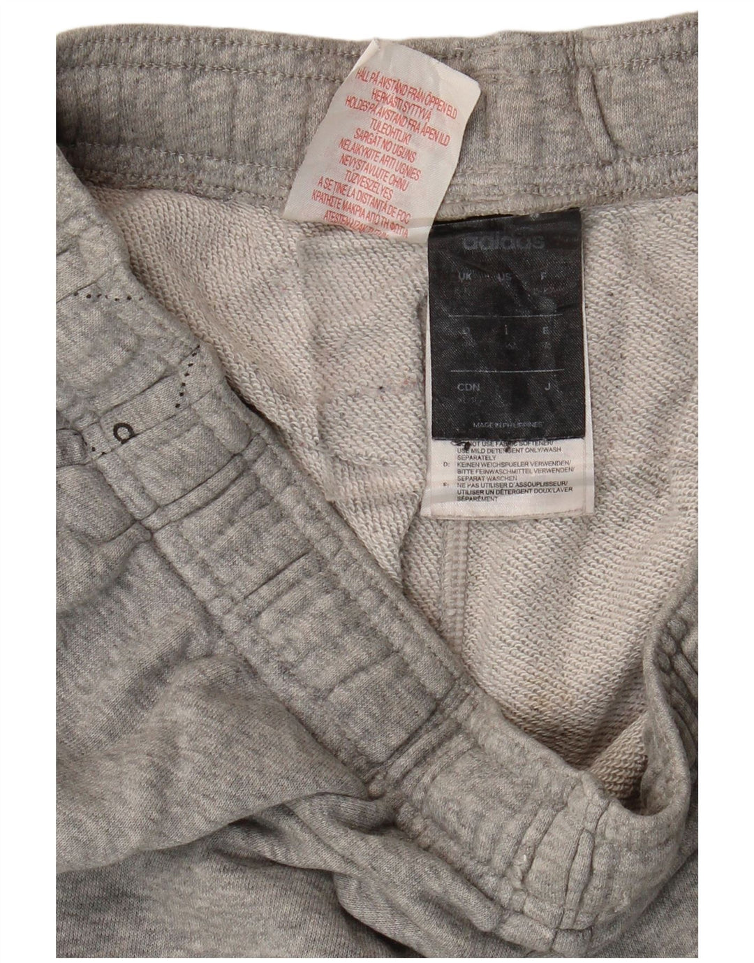 ADIDAS Trenirka za dječake, hlače za trčanje, 15-16 godina, sivi pamuk