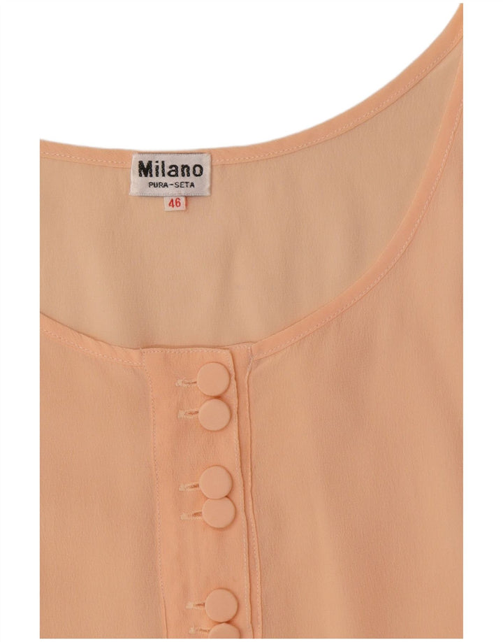 milano Ženska majica bez rukava IT 46 Large Pink Silk