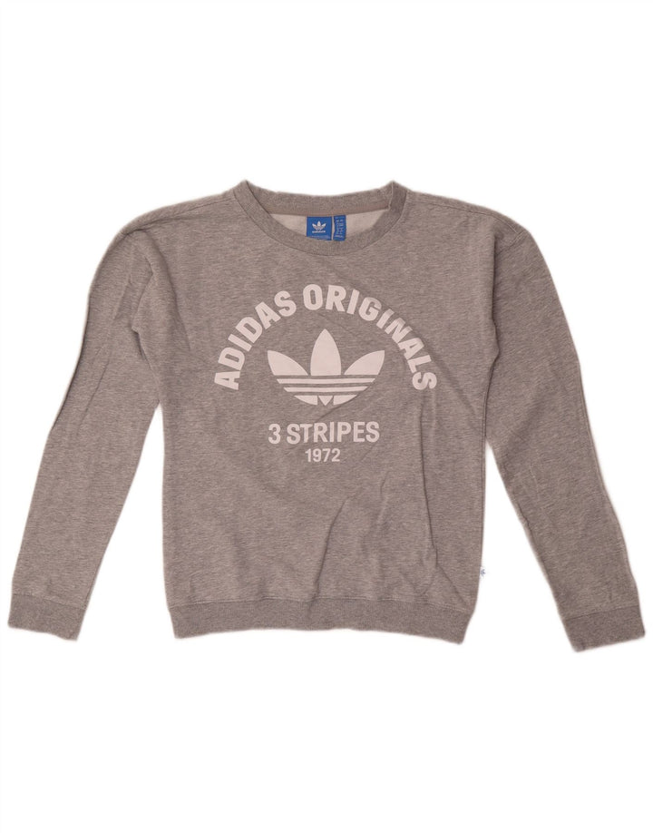 Adidas ženski džemper s grafičkim motivima UK 8 Small Gray