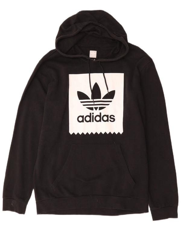 Adidas muška majica s kapuljačom srednje veličine, crni pamuk