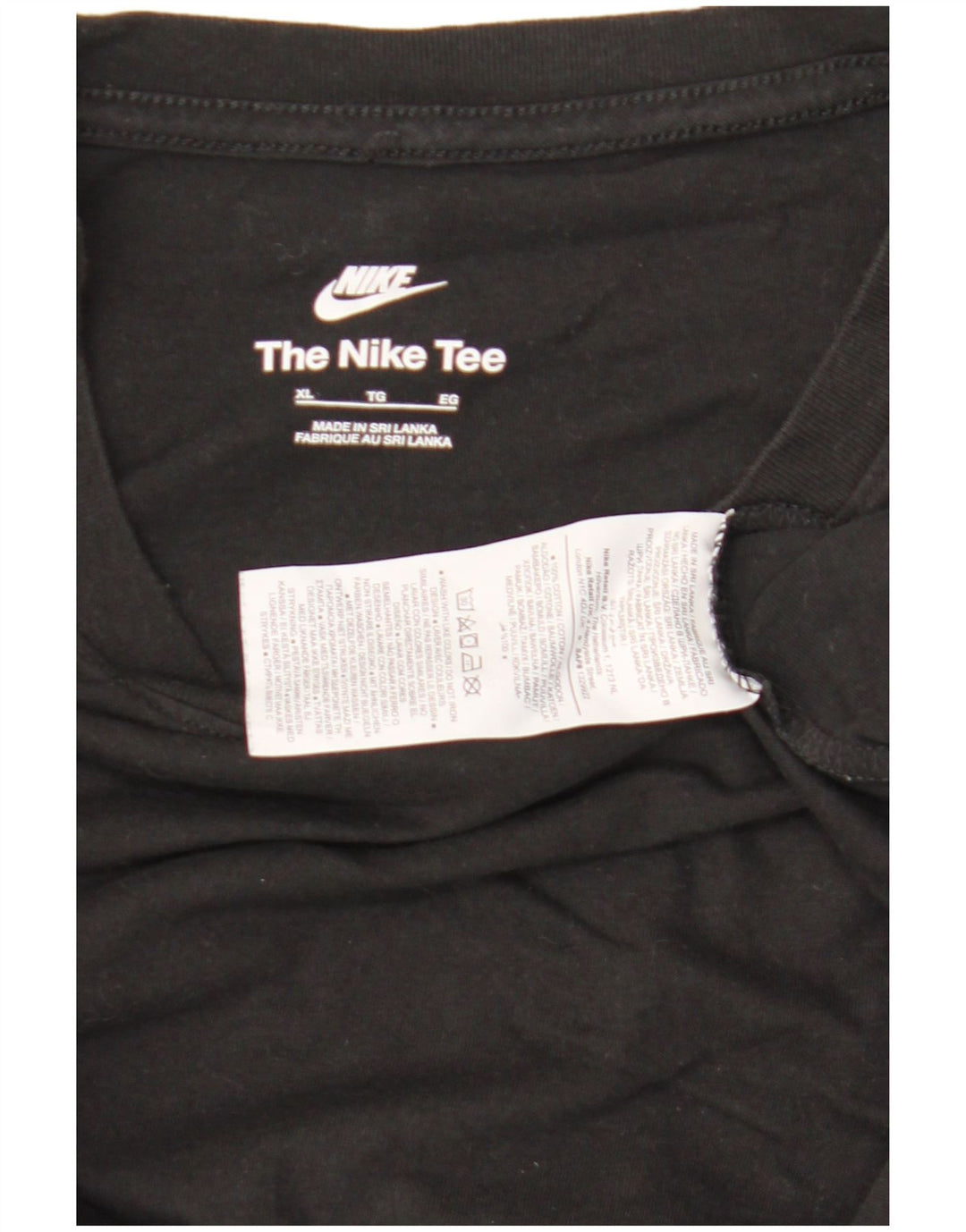 Nike muška majica XL crni pamuk