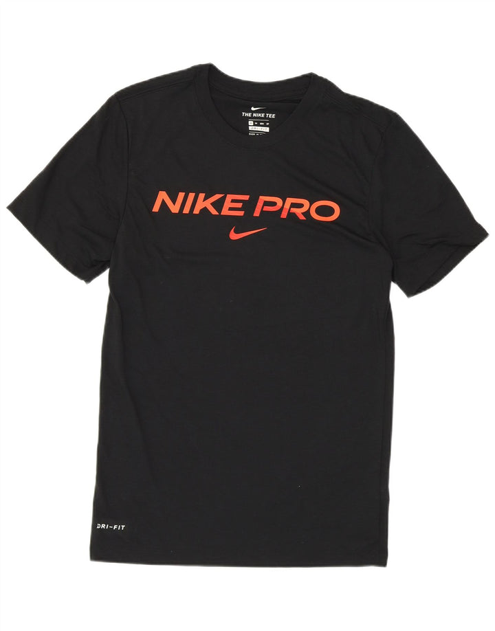 NIKE muška Dri Fit majica kratkih rukava XS crni poliester
