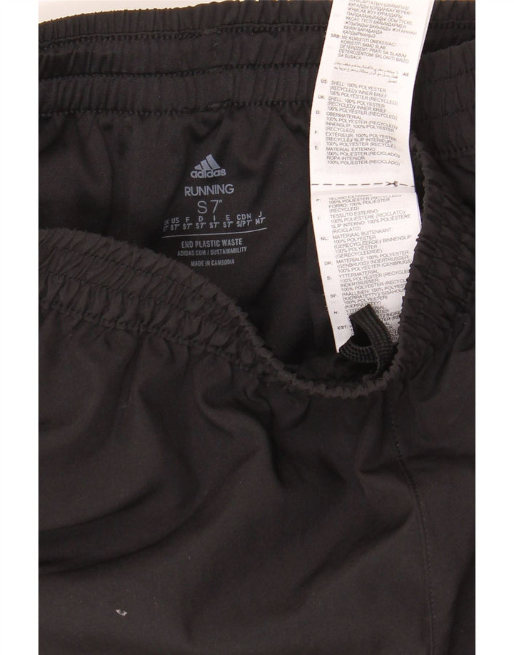 ADIDAS Mens Aeroready Graphic Sport Shorts Small  Black Polyester Vintage Adidas and Second-Hand Adidas from Messina Hembry 