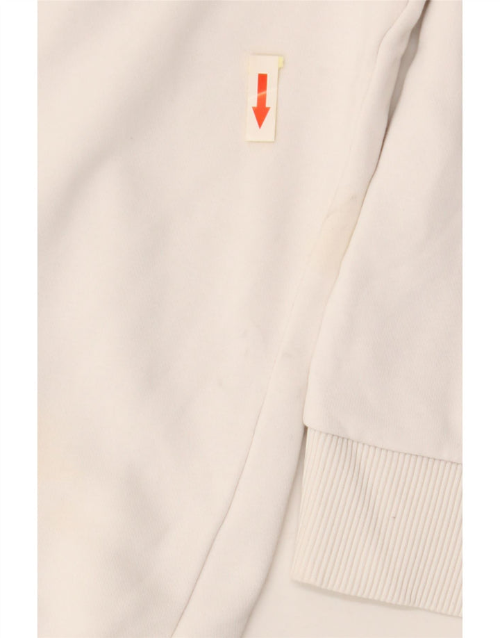 FILA Ženska skraćena majica s kapuljačom UK 10 Mali bijeli pamuk