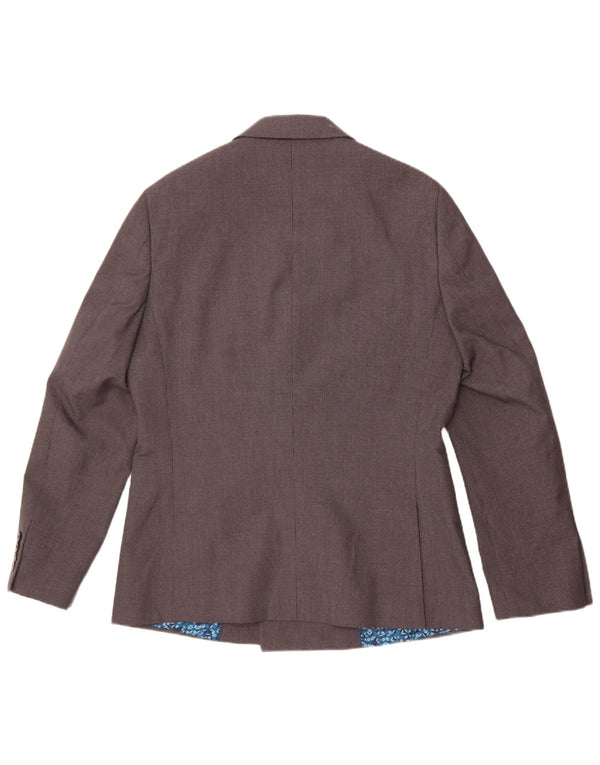 Penguin muška jakna s dvostrukim kopčanjem UK 40, velika siva hrskava zuba