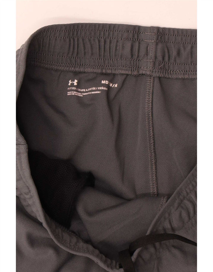 Under Armour muške pripijene trenirke srednje sive poliesterske hlače
