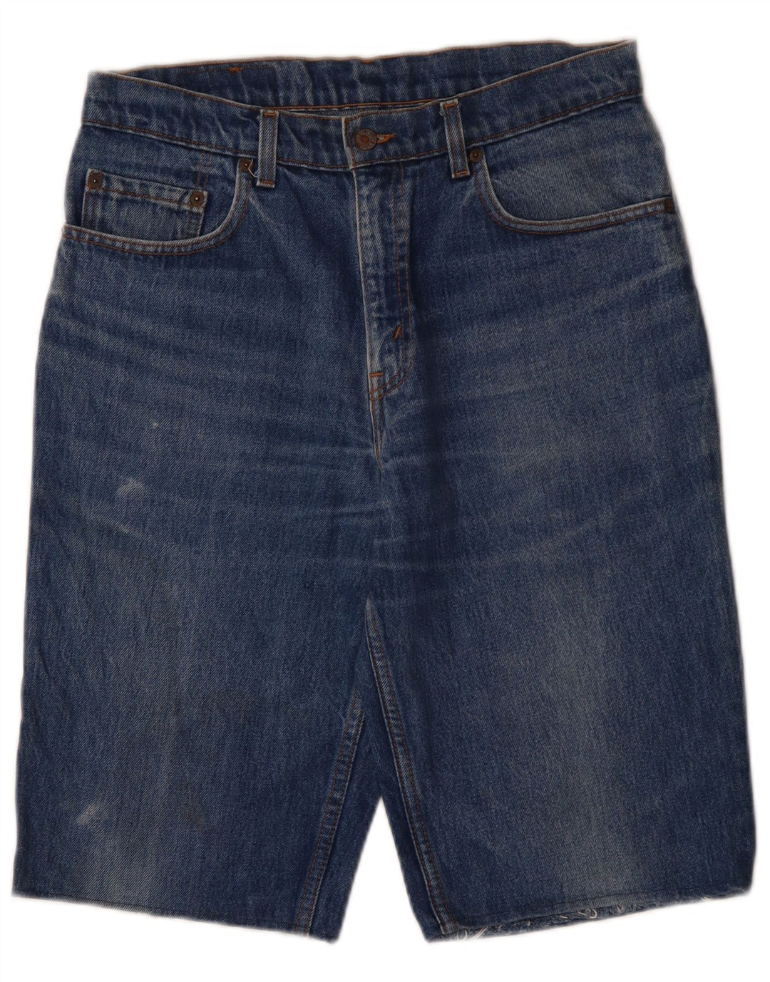 LEVI'S muške traper kratke hlače W34 veliki plavi pamuk