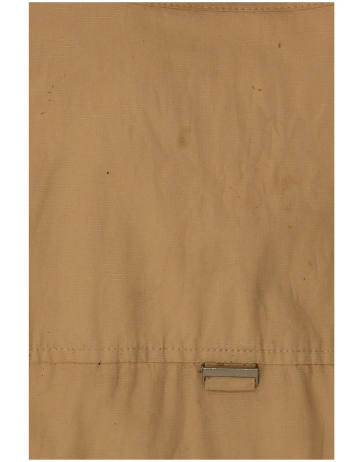 Trussardi Jeans Mens Bomber Jacket IT 50 Large Beige Cotton