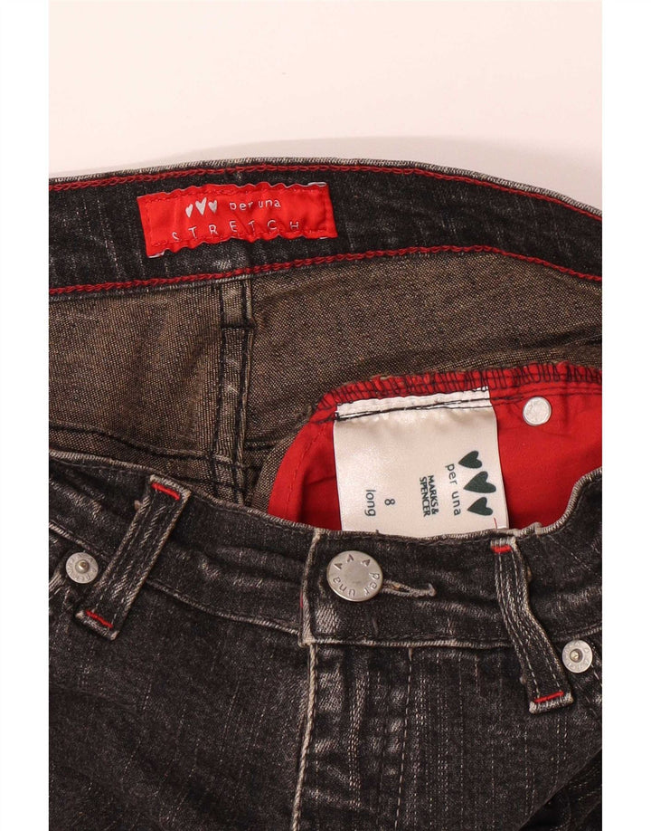 Marks & Spencer ženske traperice Per Una Bootcut UK 8 male W26 L32 sivi pamuk