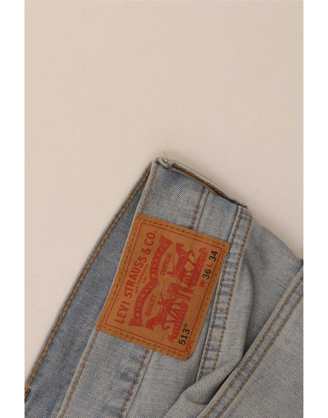 Levi's ženske 513 ravne traperice W36 L30 plave