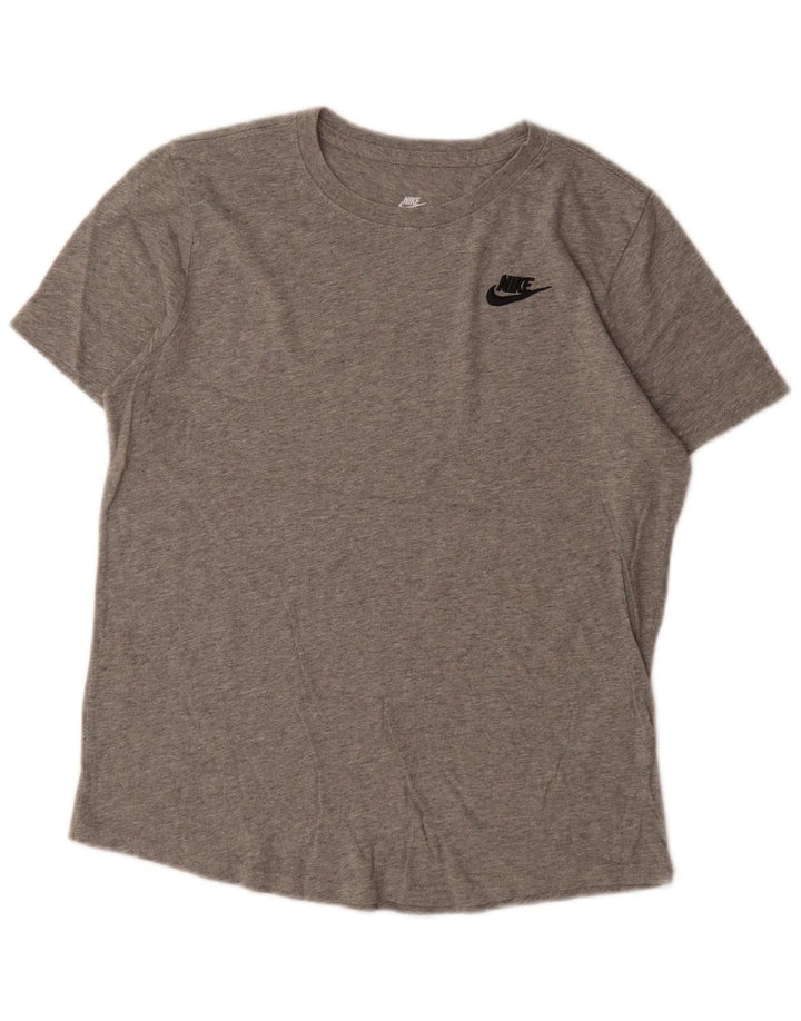 Nike Muška majica kratkih rukava Mali sivi flekasti pamuk