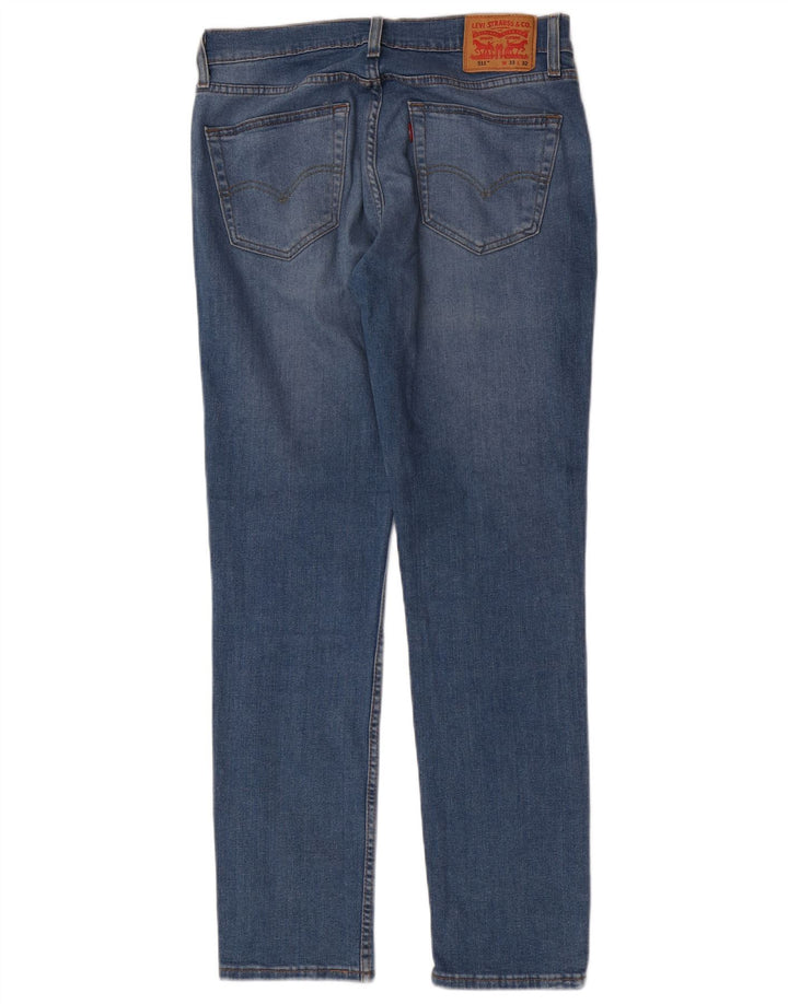 Levi's muške 511 uske traperice W33 L32 plavi pamuk