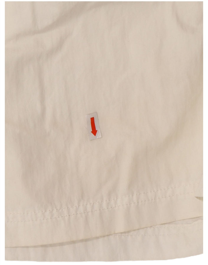 TOMMY HILFIGER Muške kratke hlače za kupanje srednje bijele boje s grafičkim motivima