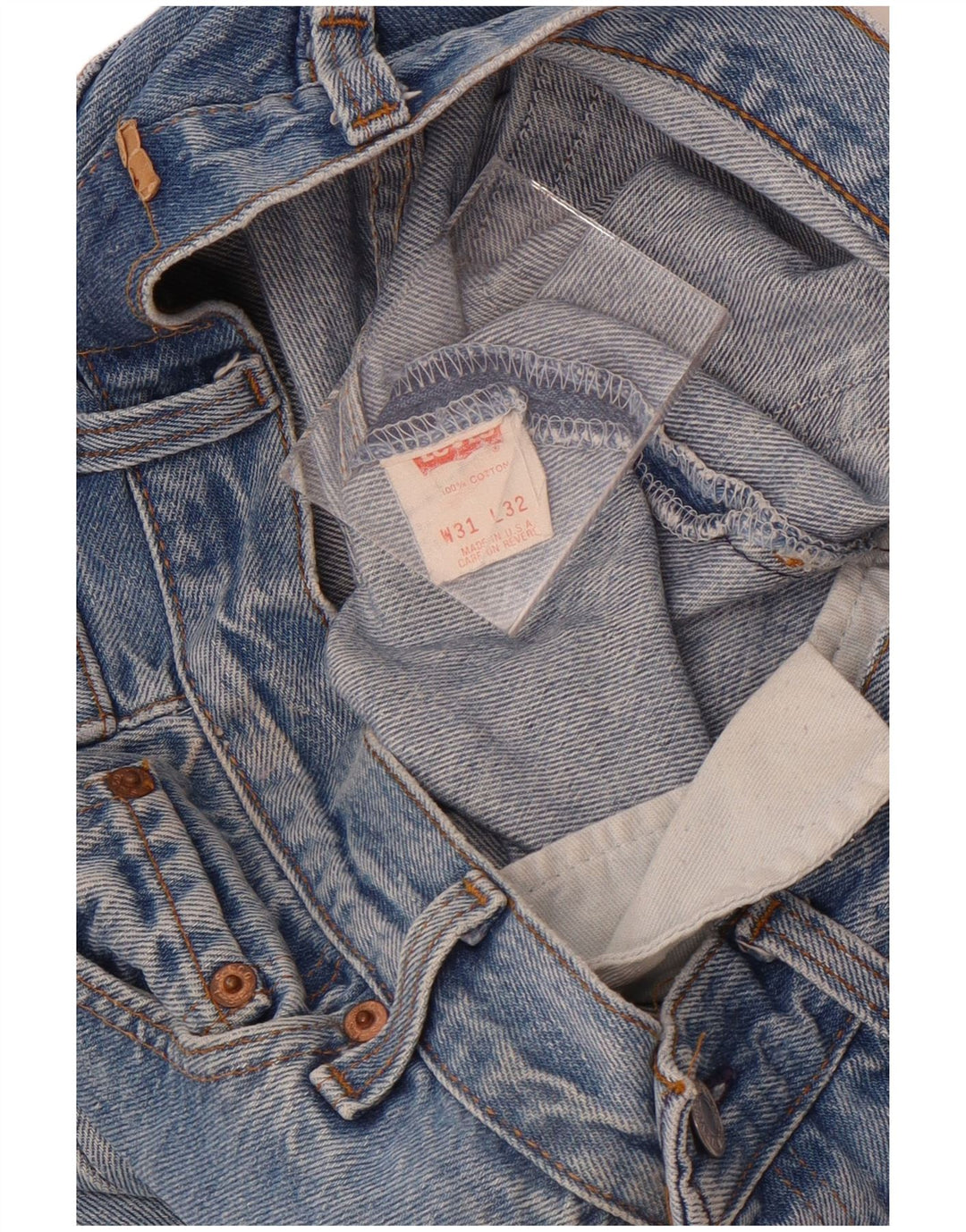 Levi's muške traper kratke hlače W31 srednje plavi pamuk