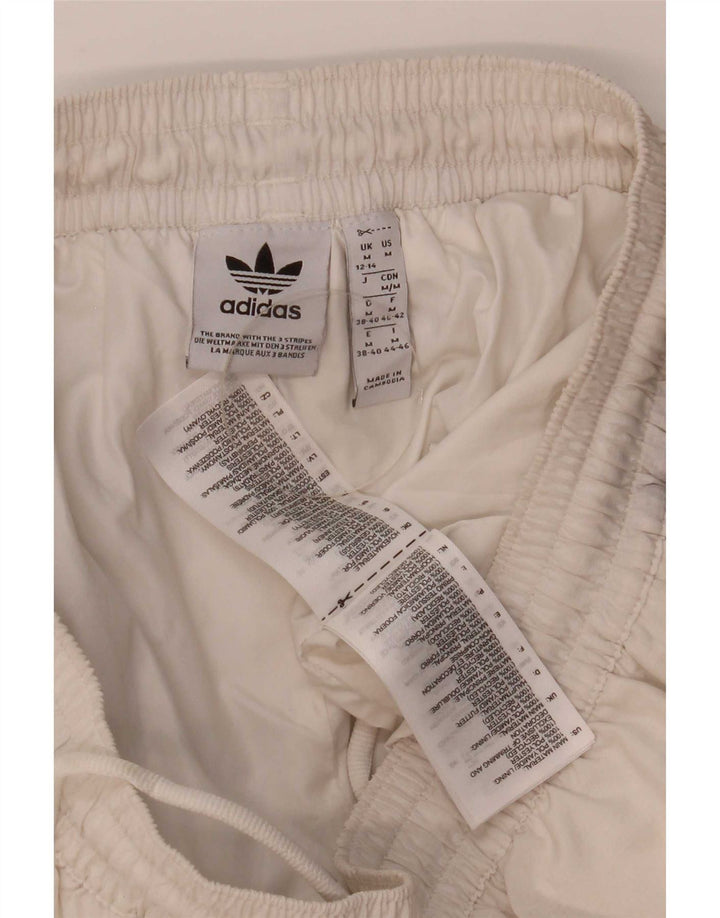 Adidas ženske hlače za trenirku UK 12/14 Srednje bijeli poliamid