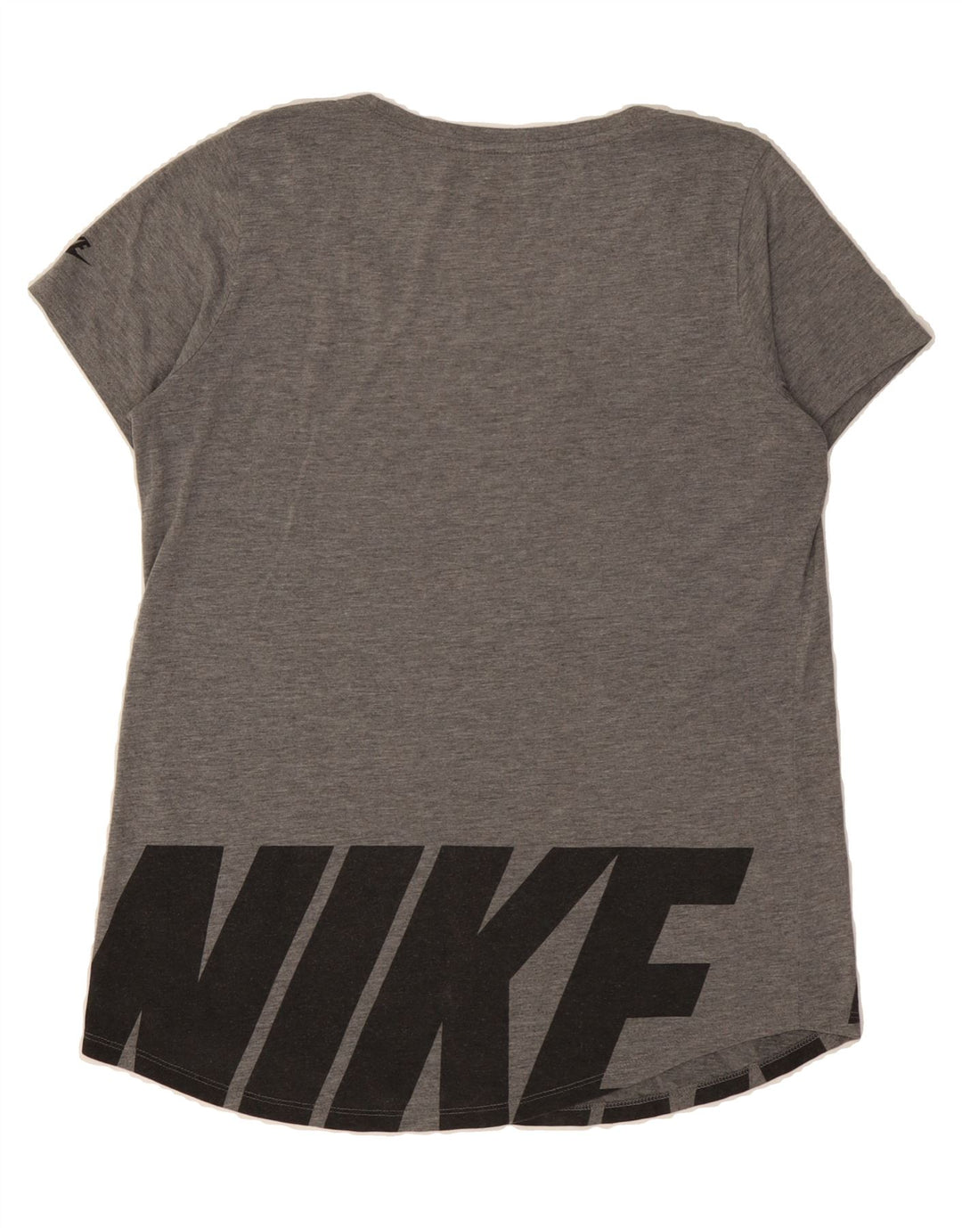 NIKE Womens Graphic T-Shirt Top UK 14 Medium Grey Vintage Nike and Second-Hand Nike from Messina Hembry 