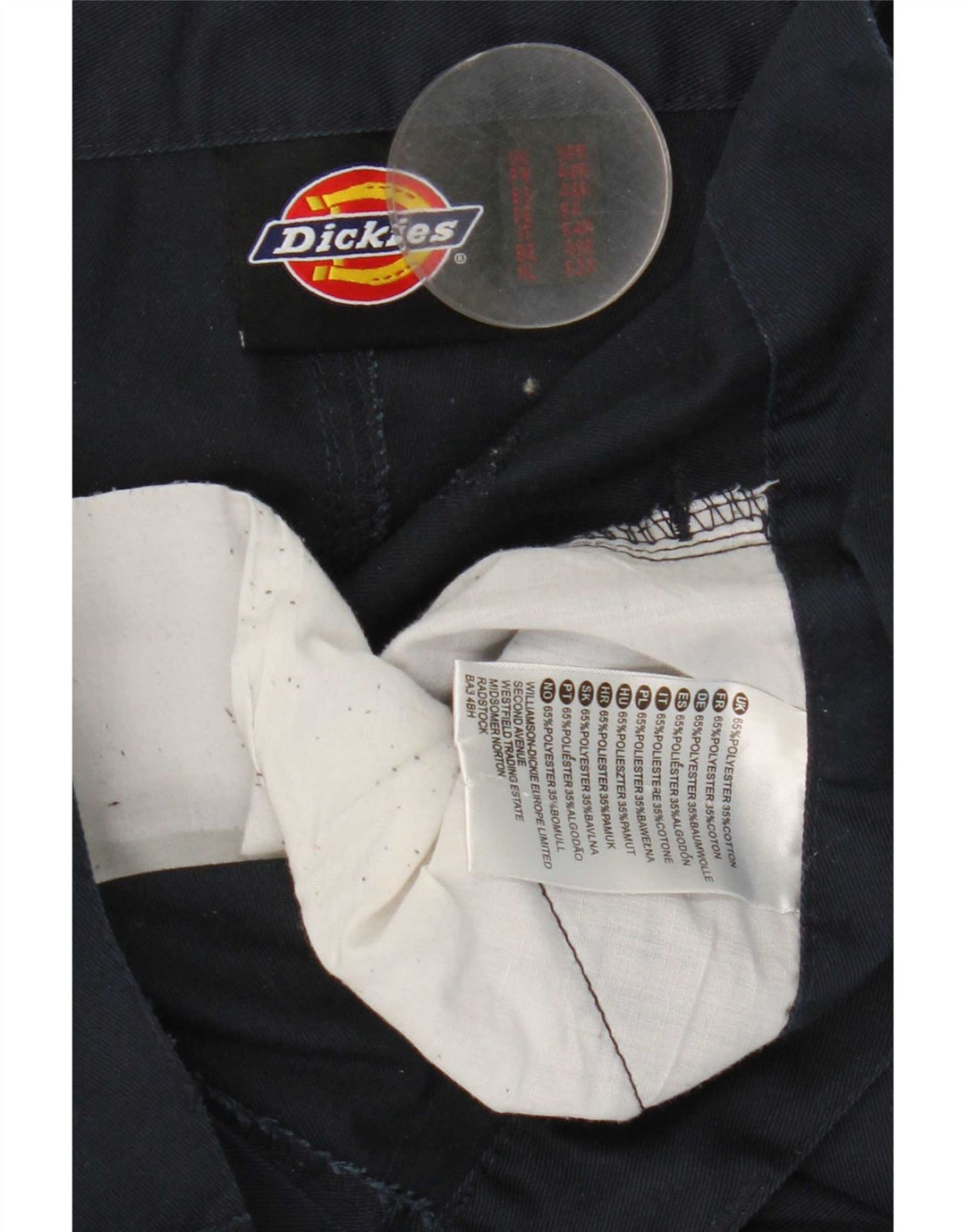 Dickies muške uske kargo hlače W38 L29 tamnoplavi poliester