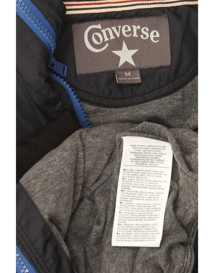 Converse muška bomber jakna s kapuljačom UK 38 Medium tamnoplavi poliester