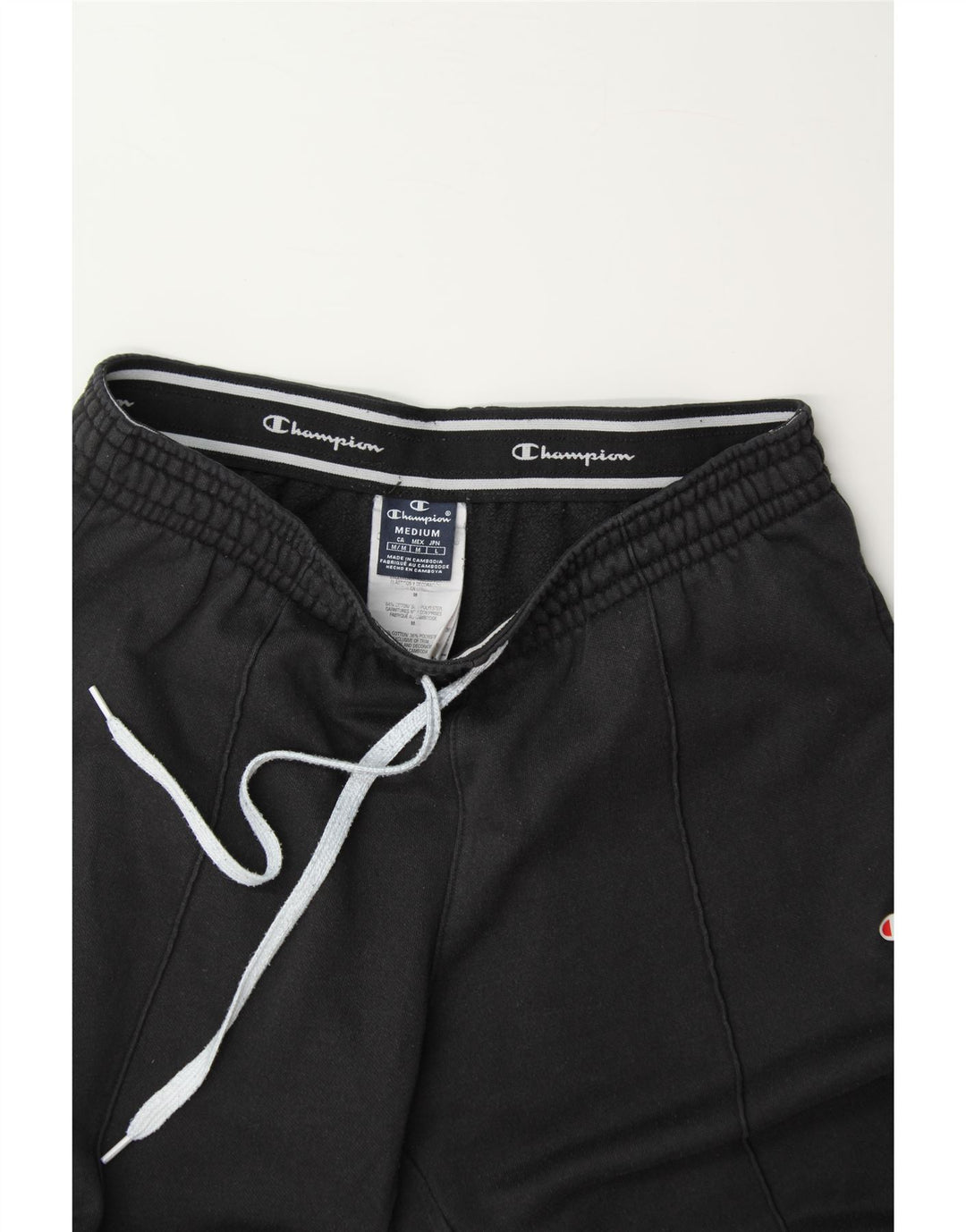 CHAMPION Mens Tracksuit Trousers Joggers Medium  Black Cotton Vintage Champion and Second-Hand Champion from Messina Hembry 