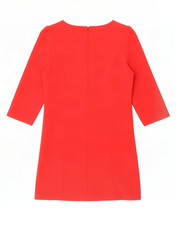 Zara ženska haljina A-kroja 3/4 rukava UK 6 XS crvena