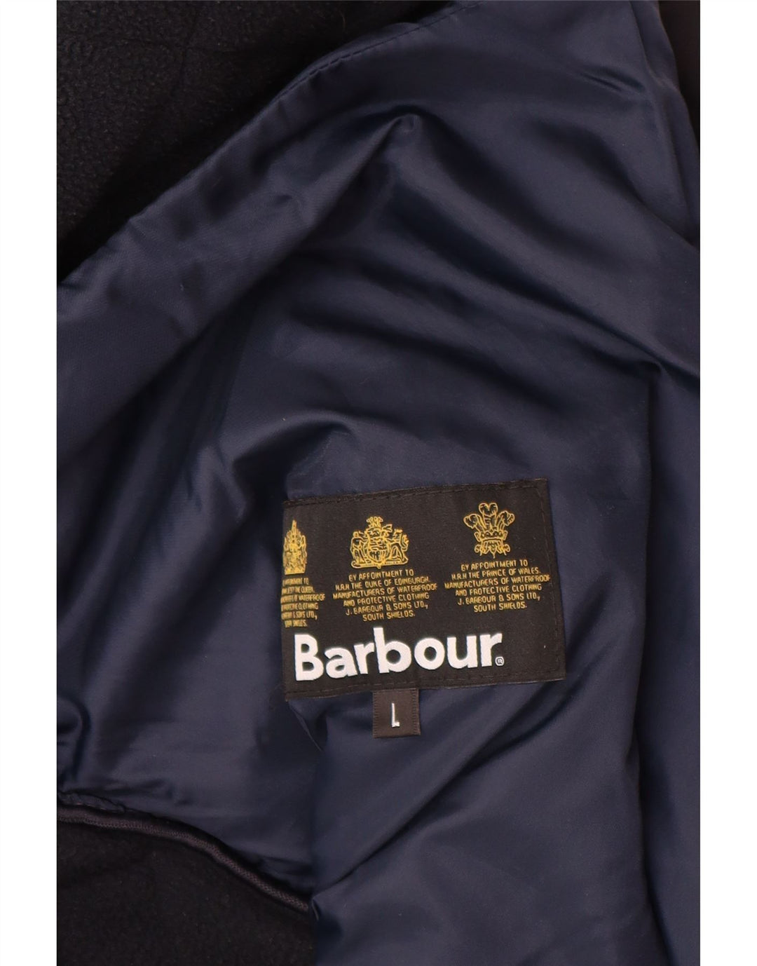 Barbour muška prošivena jakna UK 40 Large tamnoplava