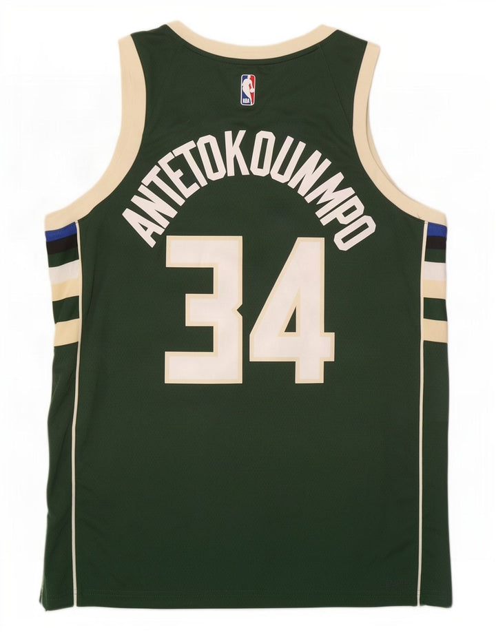 Nike Muški Milwaukee 34 Graphic Vest Top Large Green Colourblock Poliester
