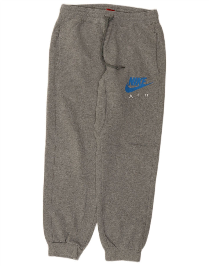 NIKE Ženske trenirke s grafičkim motivima Joggers UK 14 srednje sivi pamuk