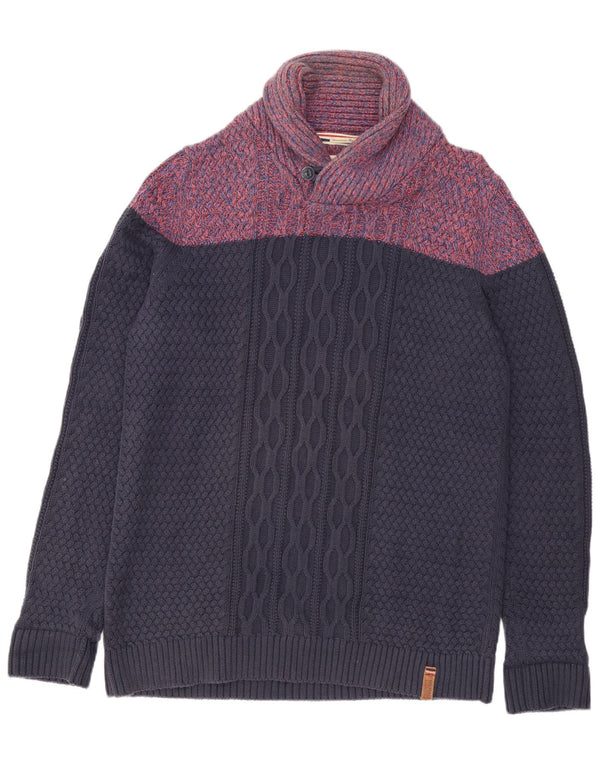 Tommy Hilfiger muški džemper sa šal ovratnikom 2XL tamnoplava boja