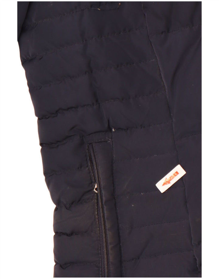 Crew Clothing Ženska podstavljena jakna s kapuljačom UK 16 velika tamnoplava poliester