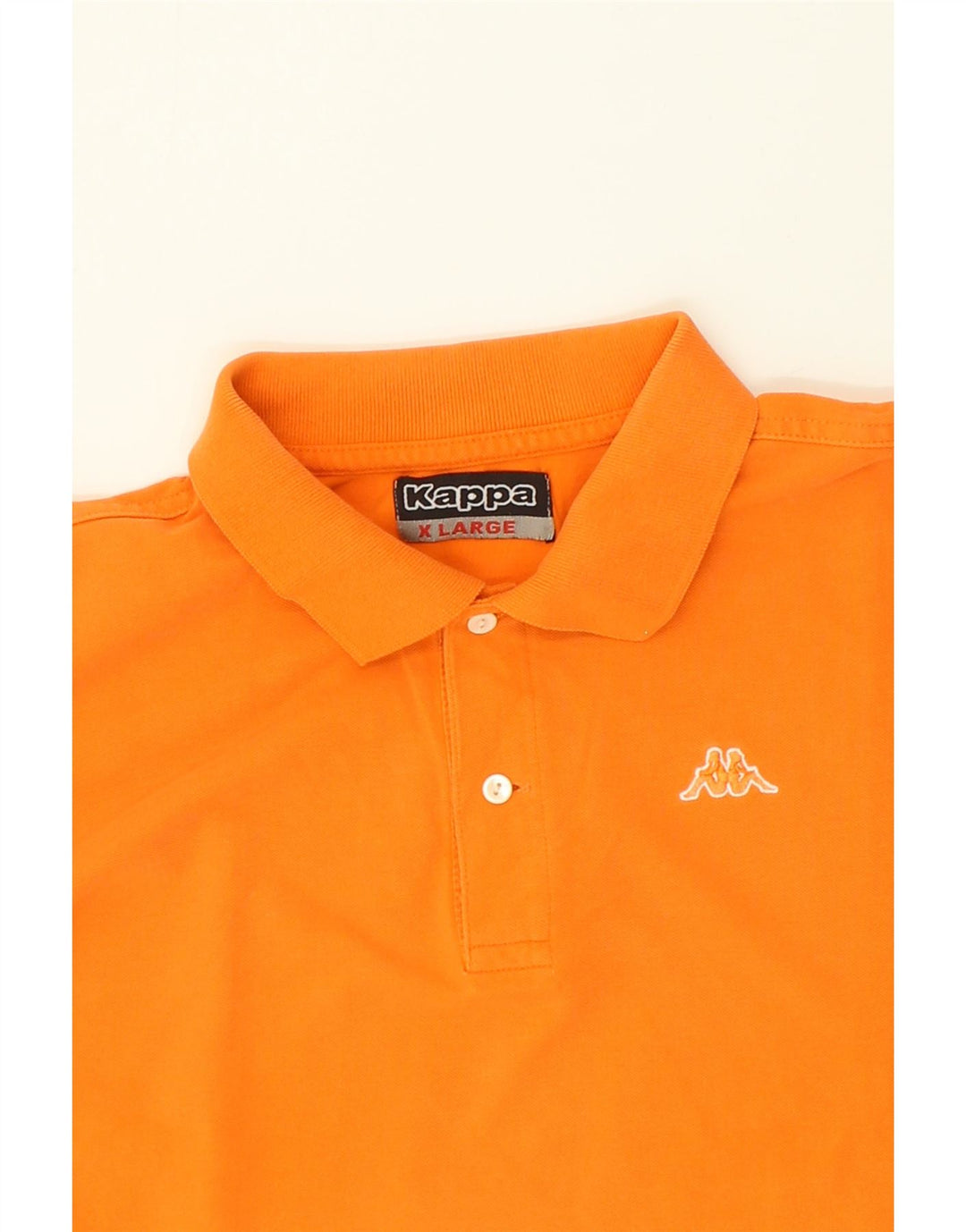KAPPA Mens Polo Shirt XL Orange Cotton | Vintage Kappa | Thrift | Second-Hand Kappa | Used Clothing | Messina Hembry 