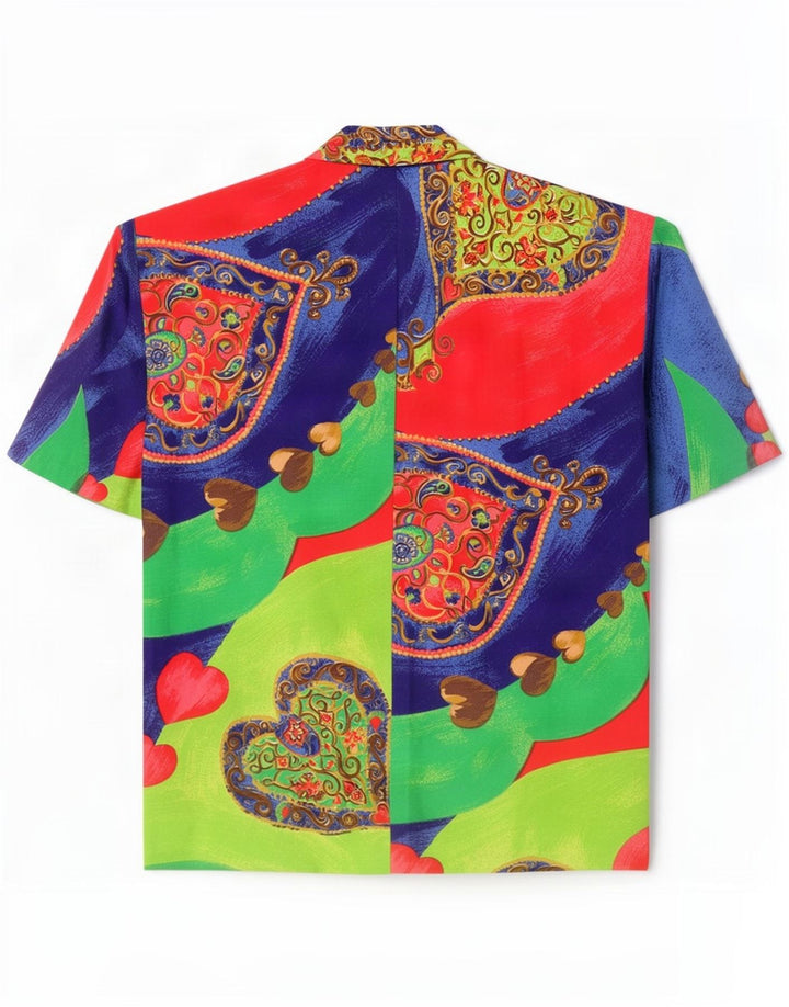 Vintage ženski sako IT 42 srednje raznobojni patchwork