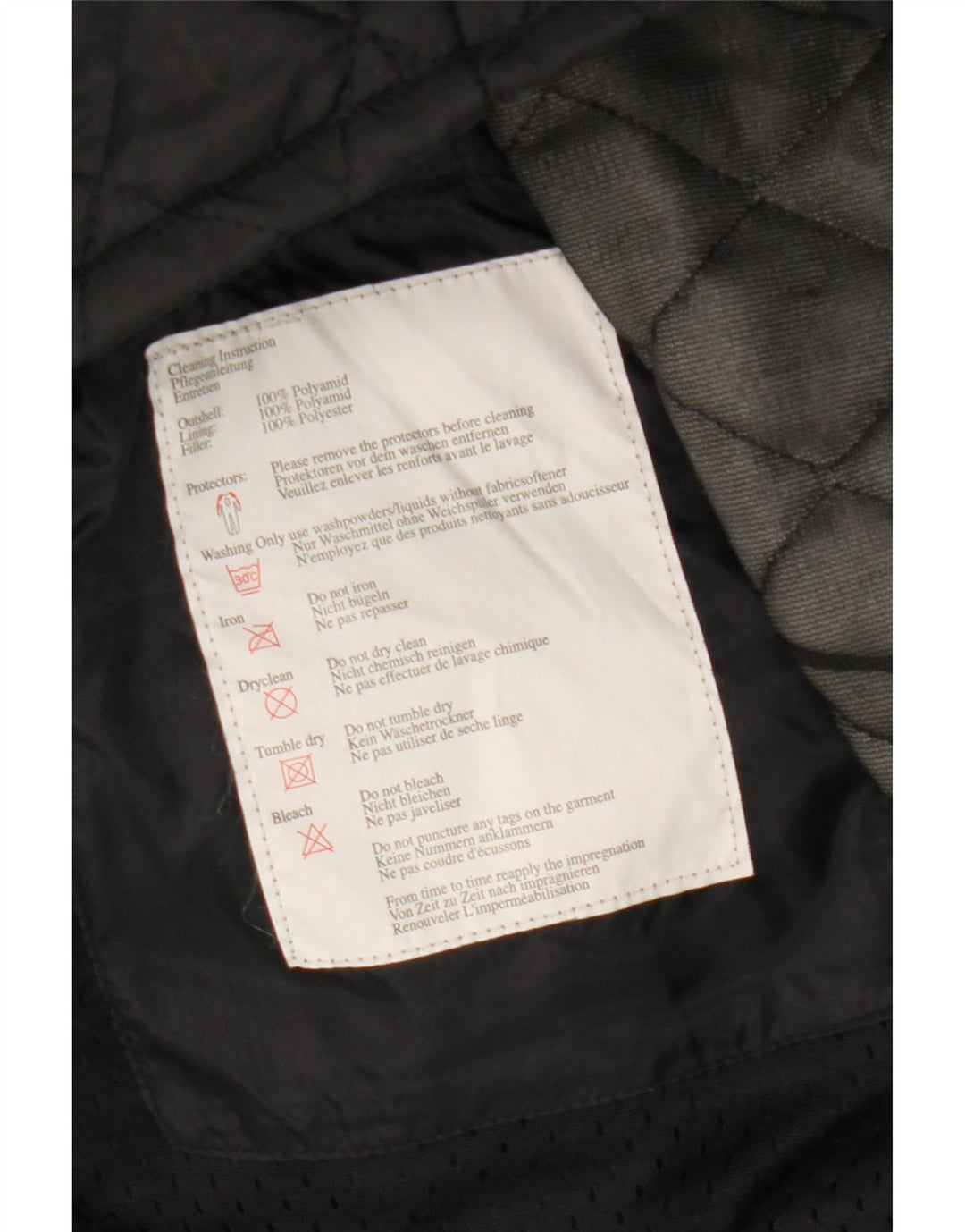 IXS muška trkačka jakna UK 42 XL crni poliamid